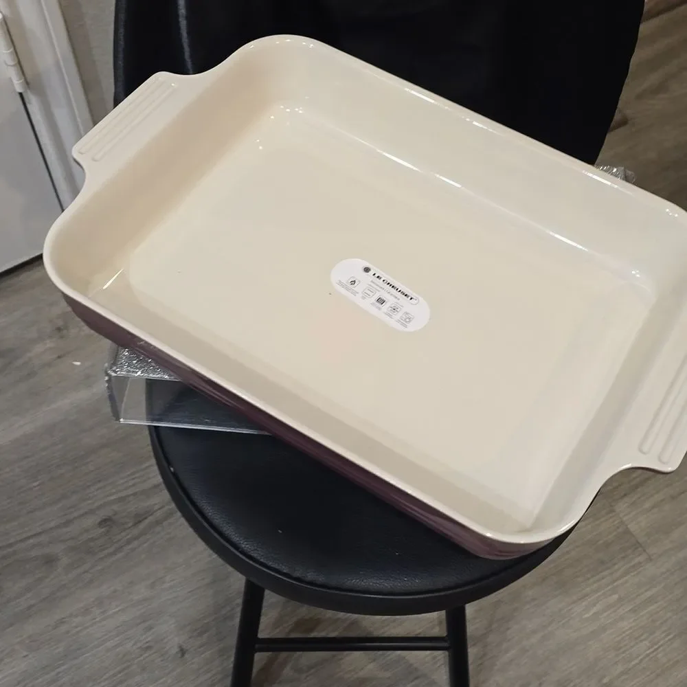 Le Creuset 32cm Ceramic Rectangular Baking Dish- Fig